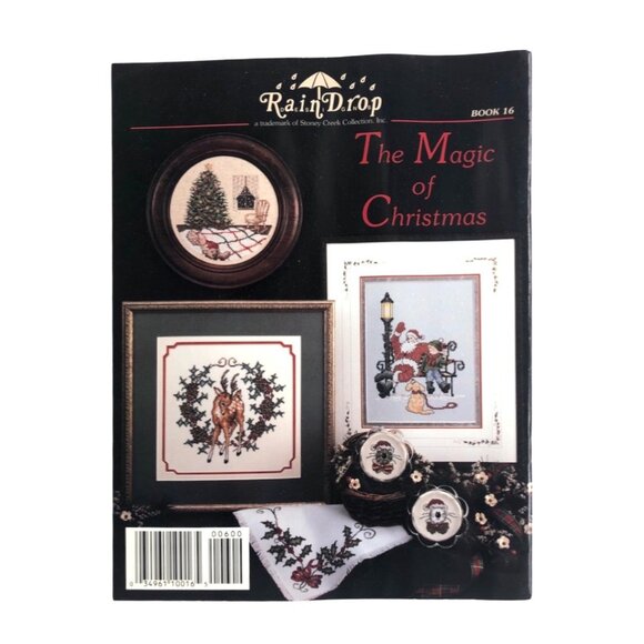 Stoney Creek Rain Drop The Magic Of Christmas Cross Stitch Pattern Book - Picture 2 of 2